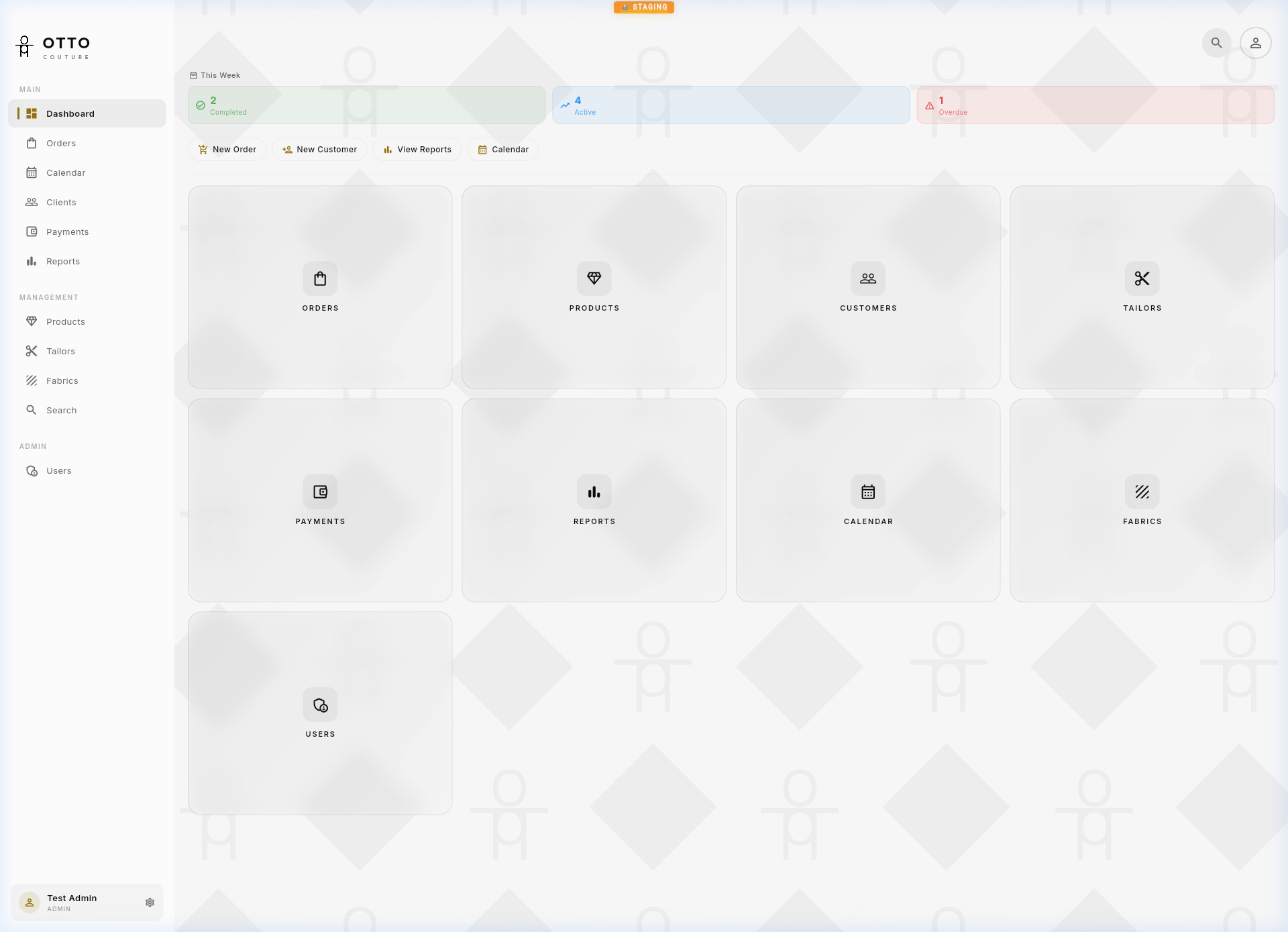 Desktop dashboard