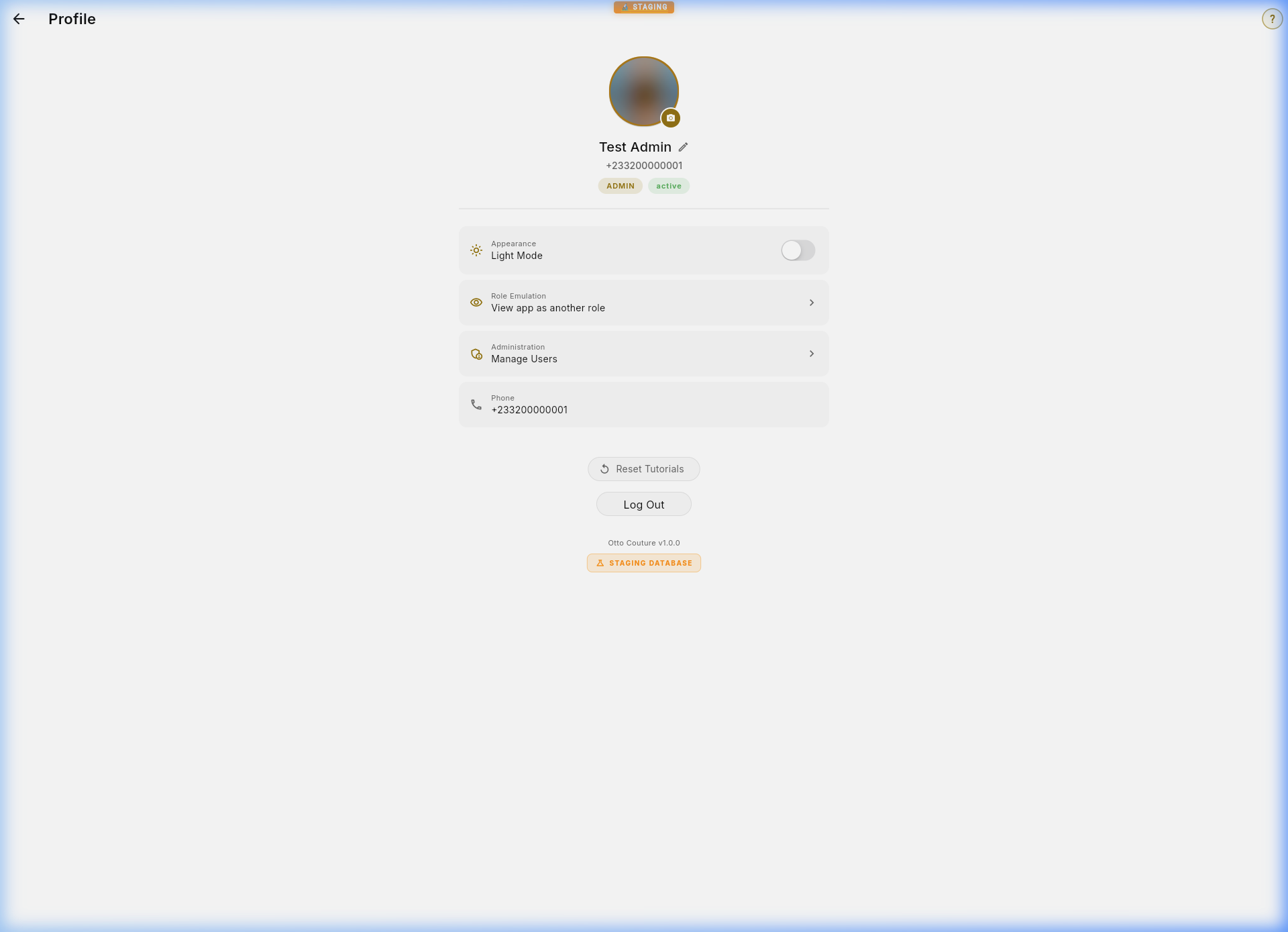 Profile desktop