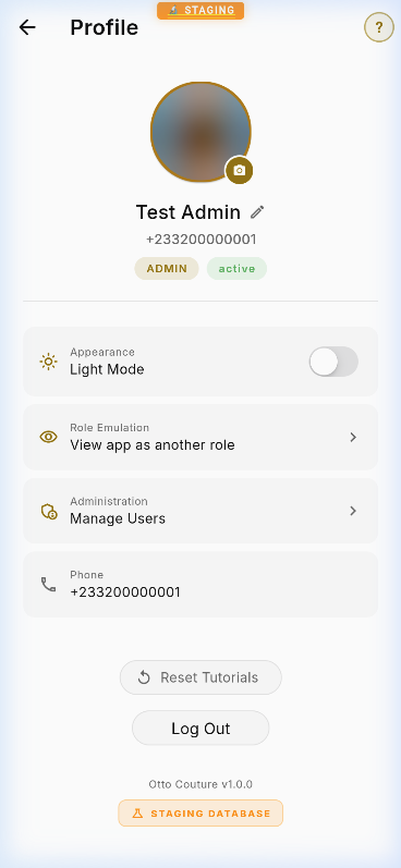 Profile mobile